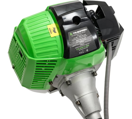 Бензиновый триммер TRUEGREEN леска/нож, 52 см, 1.88 л.с. CG-KW13-520