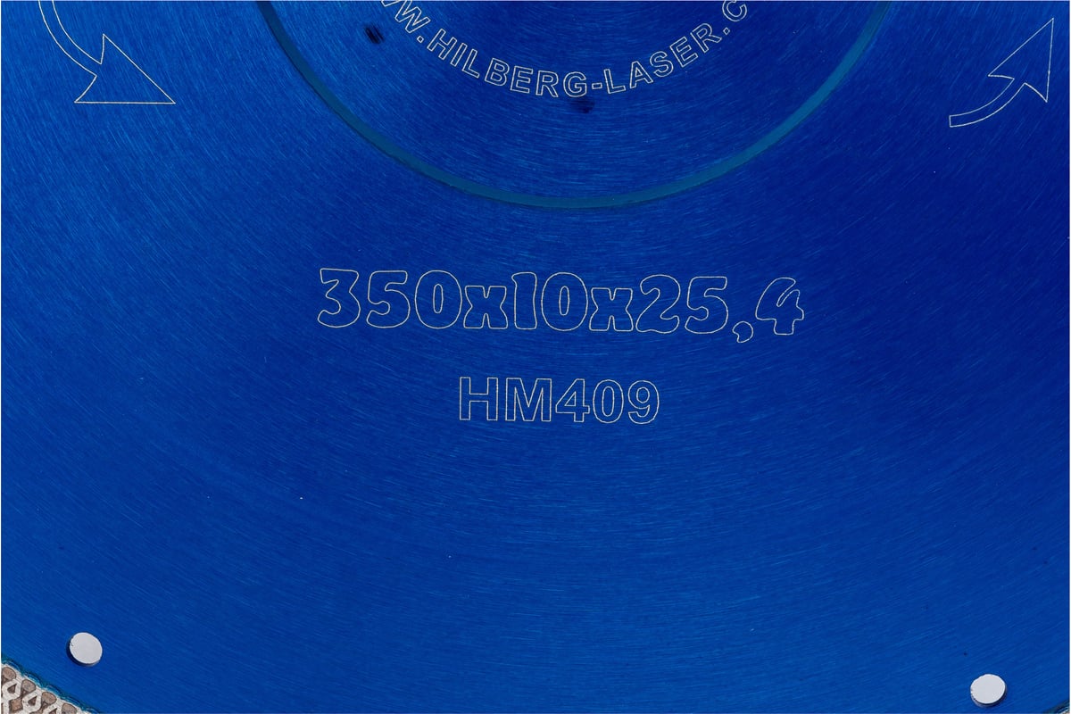 Диск алмазный отрезной по керамограниту (350x25.4 мм) Hilberg HM409