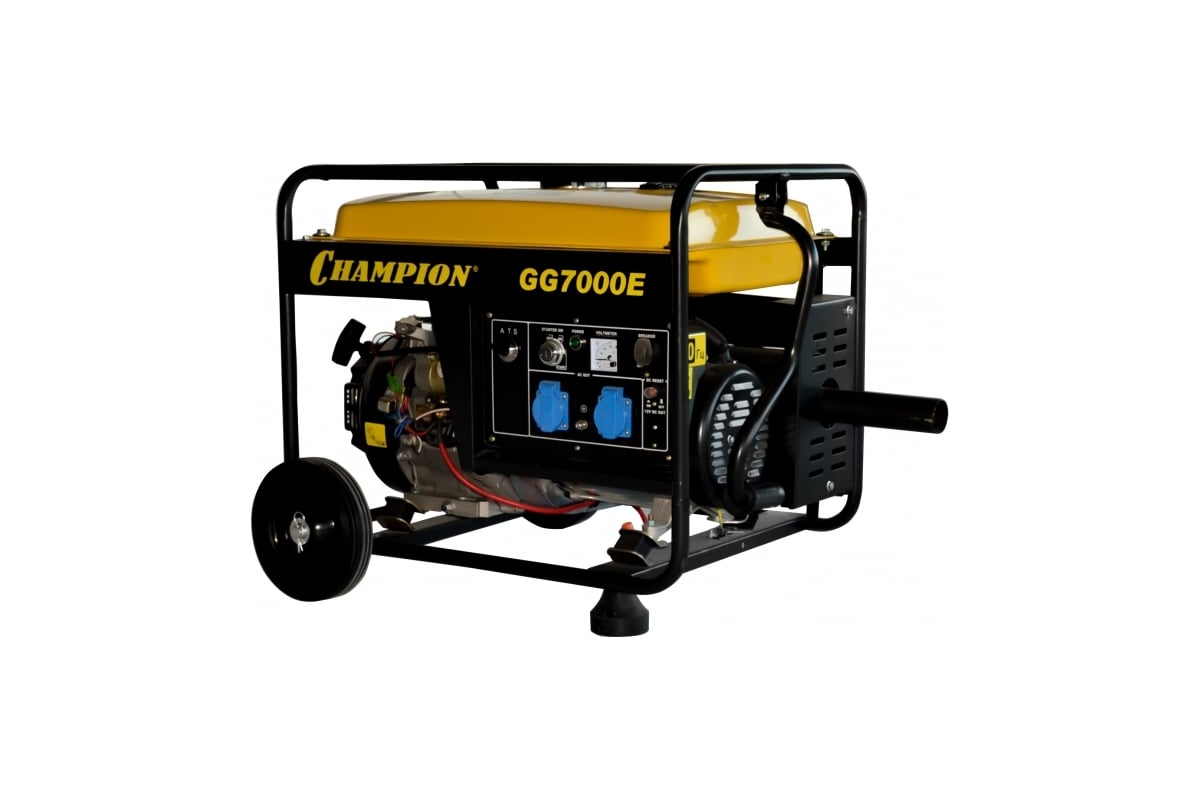Генератор с блоком автоматики и газоотводом Champion GG7000E