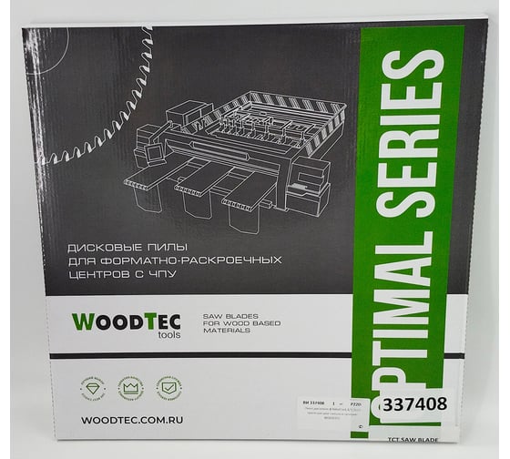 Пила дисковая для пильных центров 360x4.4/3.2x65 мм, Z72, трапеция Woodtec ВИ 337408