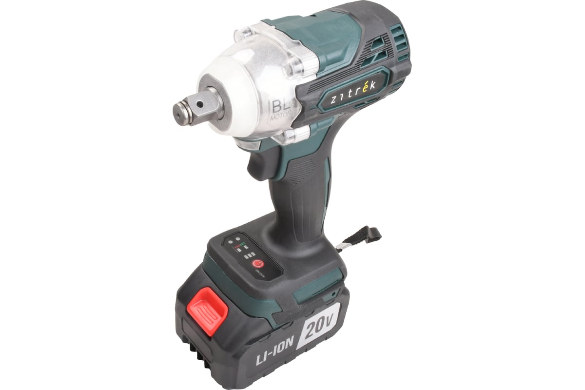 Гайковерт аккумуляторный бесщеточный Zitrek Crusher 20 в кейсе, 20В, 300 Нм, 2x4.0Ач 085-1022