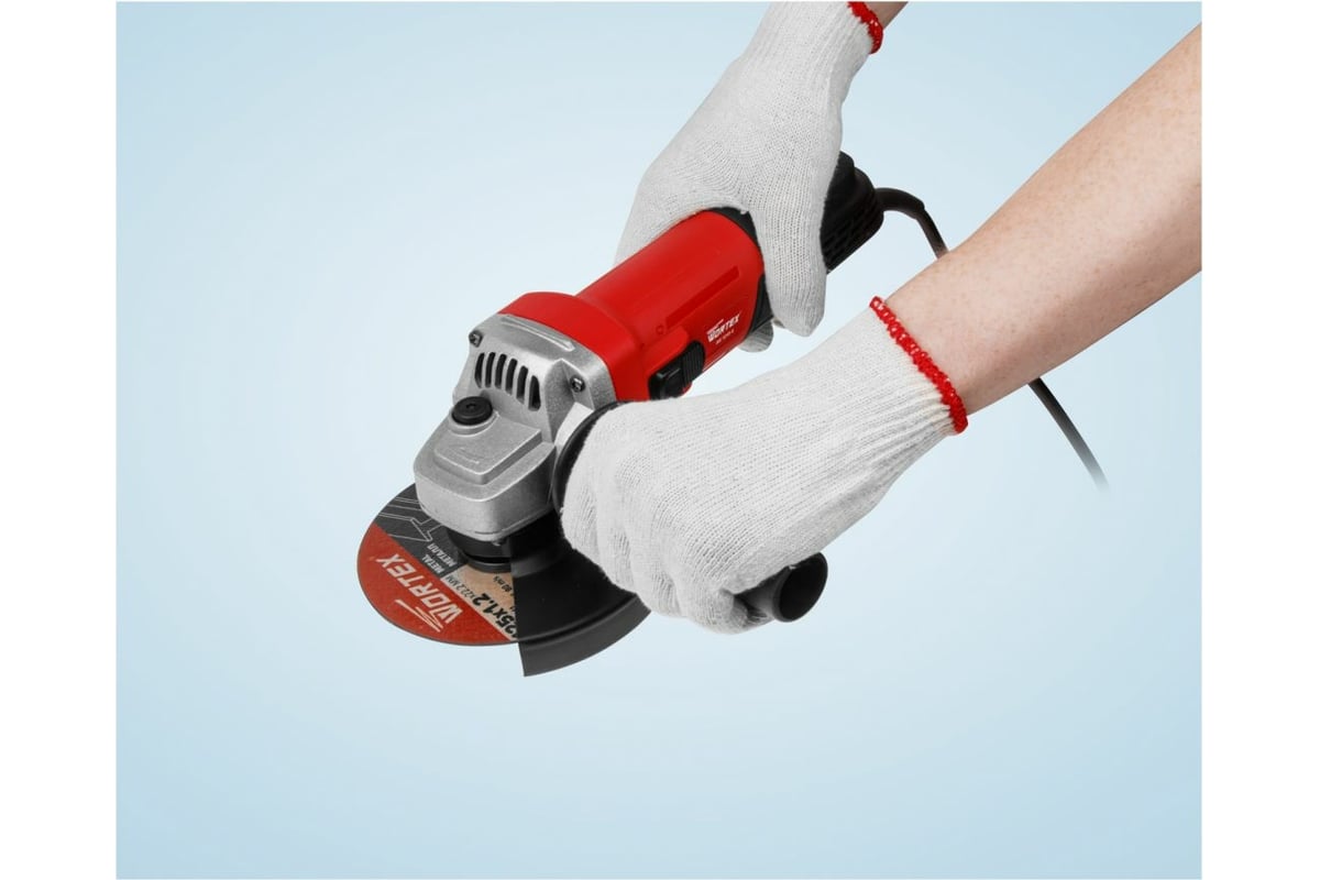 Одноручная углошлифмашина Wortex AG 1213-4 0329156
