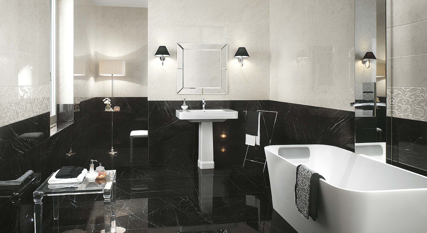 Керамогранит Fap Ceramiche Roma Diamond Nero Reale Brillante 80x80 см, fPXE