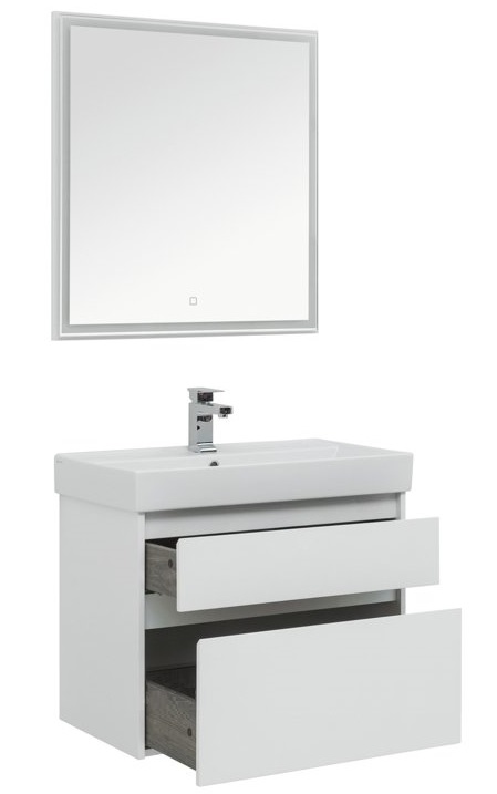 Мебель для ванной Aquanet Nova Lite 75 см, 2 ящика