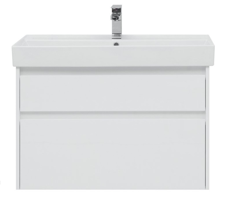 Тумба с раковиной Aquanet Nova Lite 90 см, 2 ящика