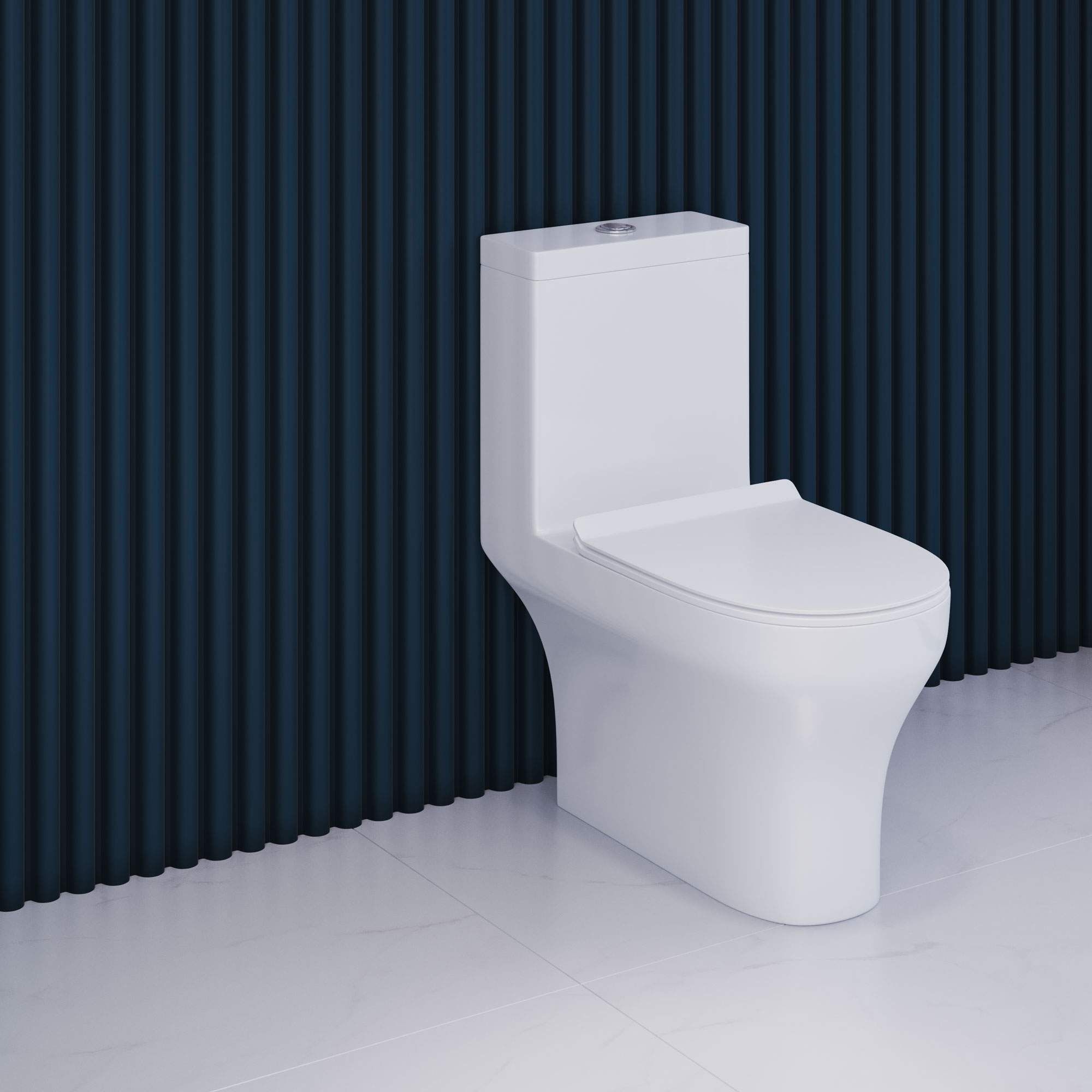 Унитаз-компакт RGW SW-05 безободковый, с микролифтом 67420105-01