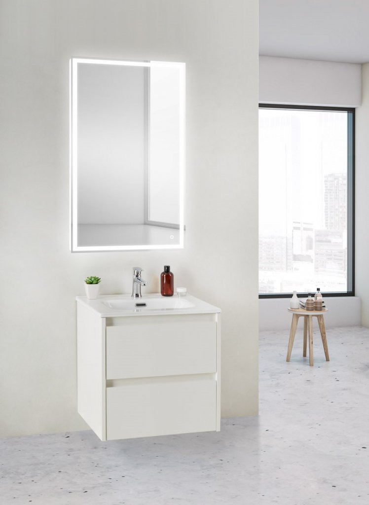 Тумба с раковиной BelBagno Kraft 39-500 50 см Bianco Opaco