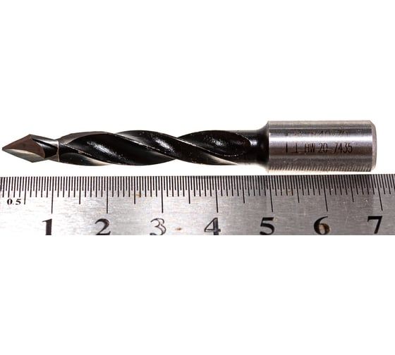 Сверло HW (7x40x70 мм; Z 2; S 10x20 мм; RH) для присадочного станка CMT 375.070.11