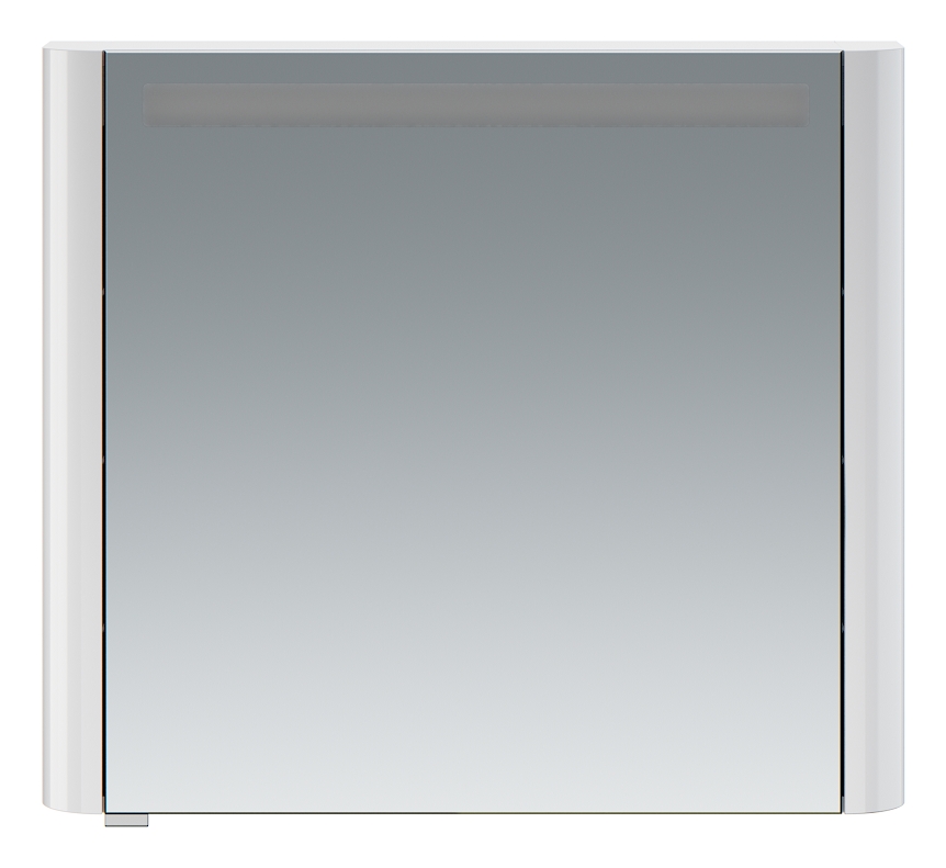 Зеркальный шкаф Am.Pm Sensation 80 см R белый
