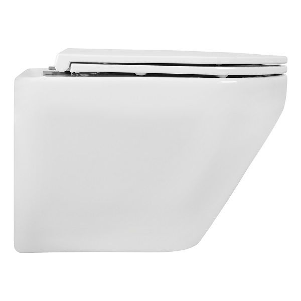 Подвесной унитаз SET Aquatek Лея Т-020 4в1, кнопка черный матовый Подвесной унитаз SET Aquatek Лея Т-020 4в1, кнопка черный матовый