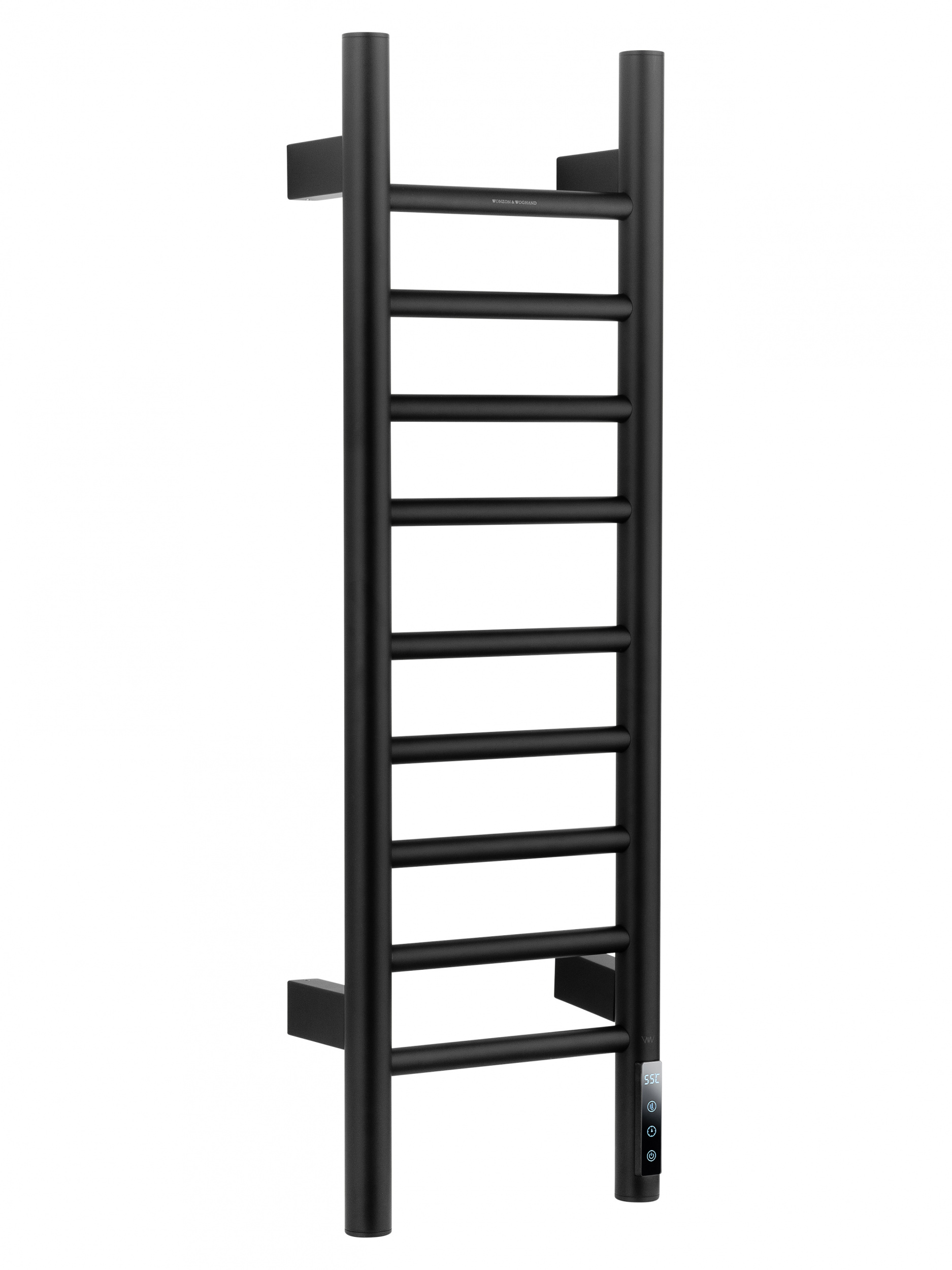 Полотенцесушитель электрический Wonzon&Woghand Bonn WW-AL4092-MB черный матовый