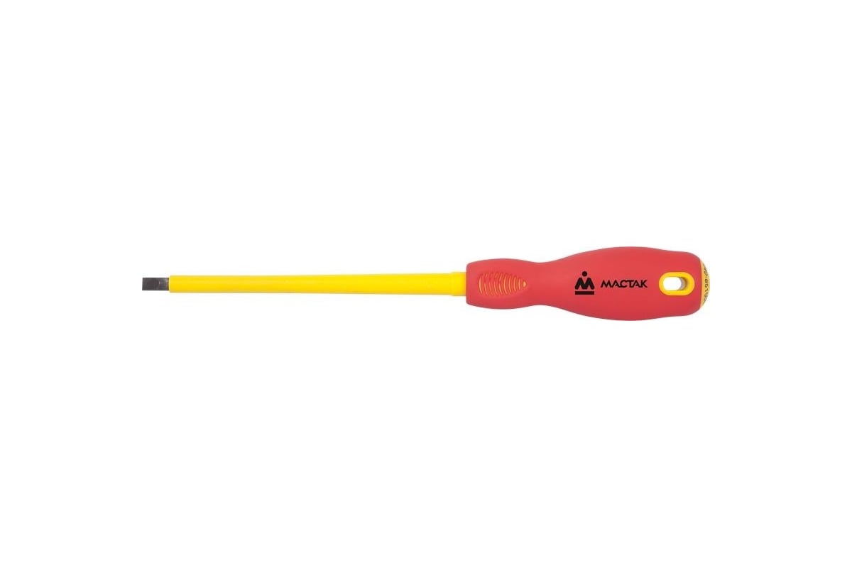 Шлицевая отвертка Мастак Slotted 6.5х150 мм 040-65150EH