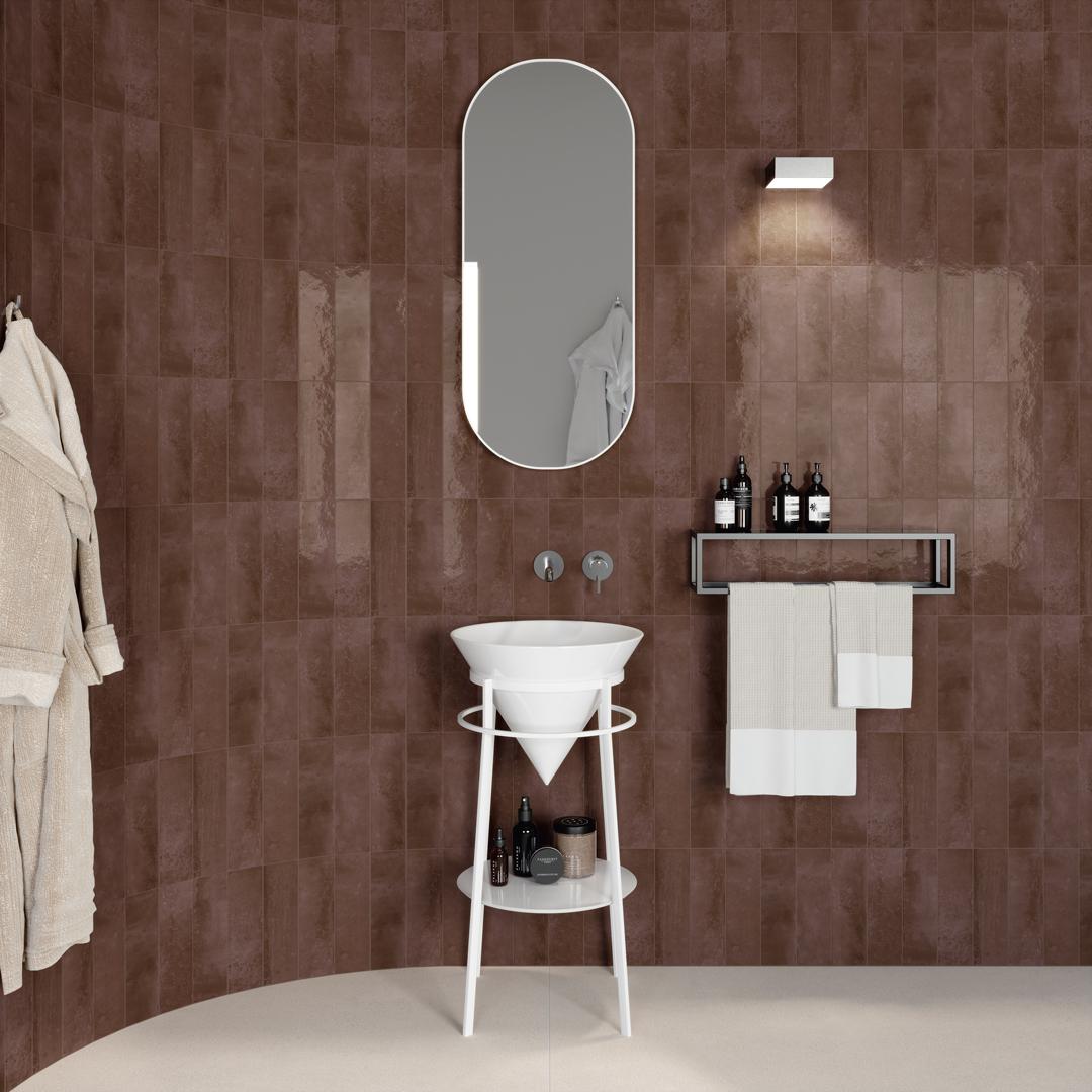 Консоль с раковиной Kerama Marazzi Cono 44 см белый матовый