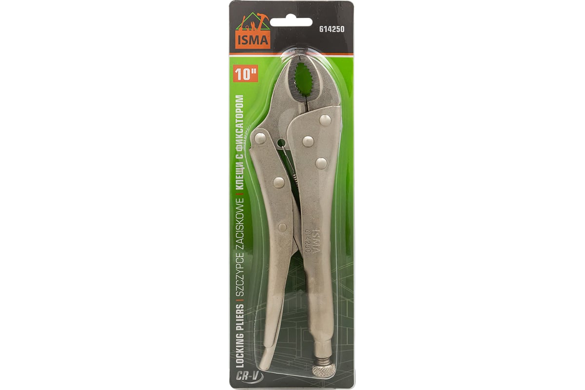 Клещи с фиксатором ISMA 10" ISMA-614250(60648)