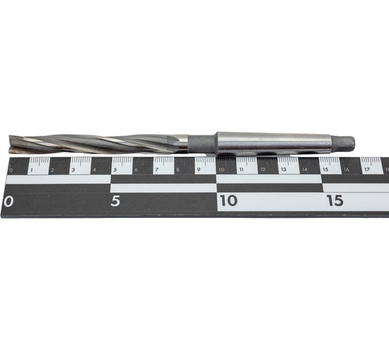 Зенкер для глухих отверстий (9.8х87х168 мм; КМ1; Z=3; h8; Р6М5; 2323-0505; ГОСТ 12489-71) ИНСТУЛС 00001612570