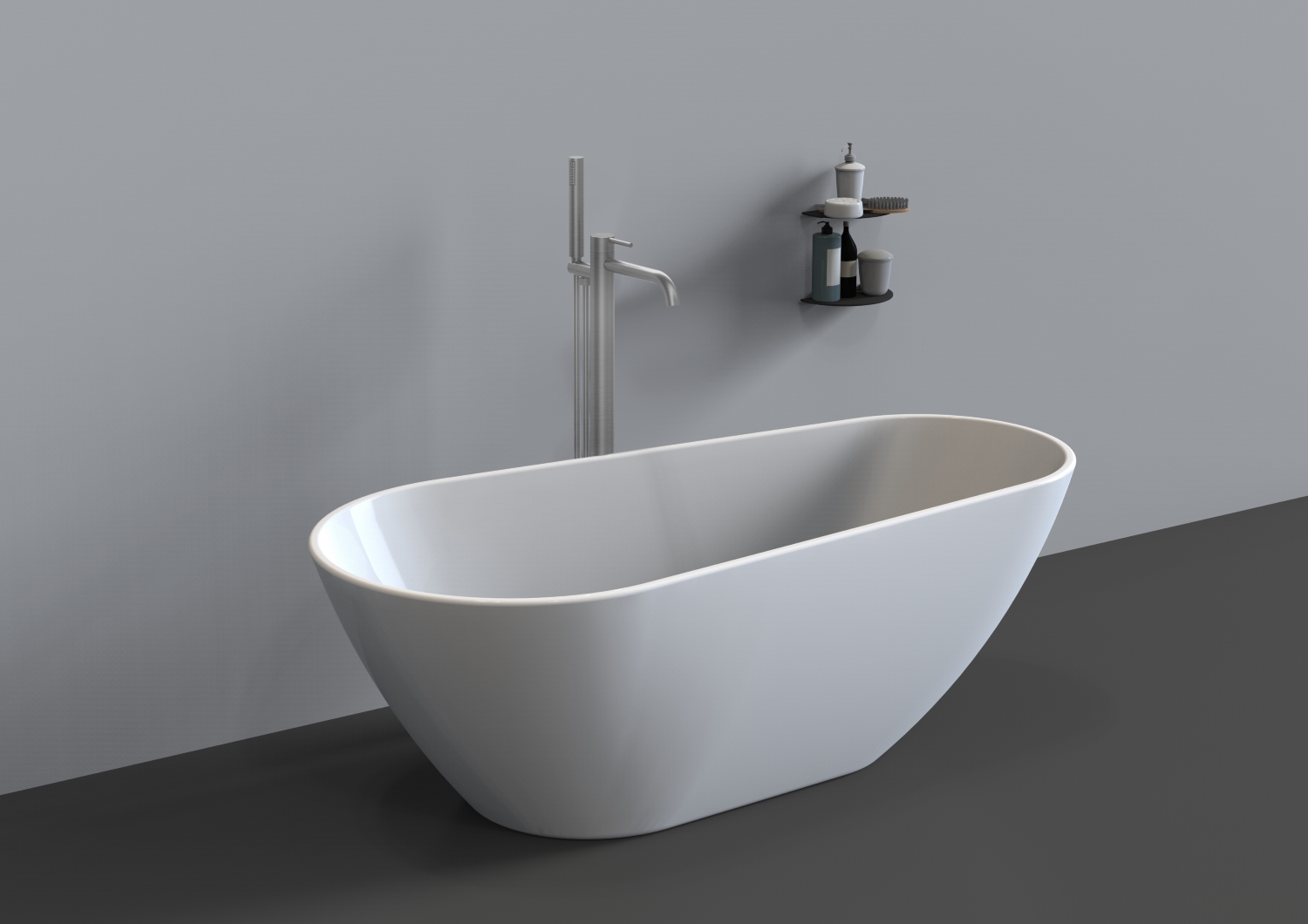 Напольный смеситель Vincea Desire VTF-1DBN брашированный никель