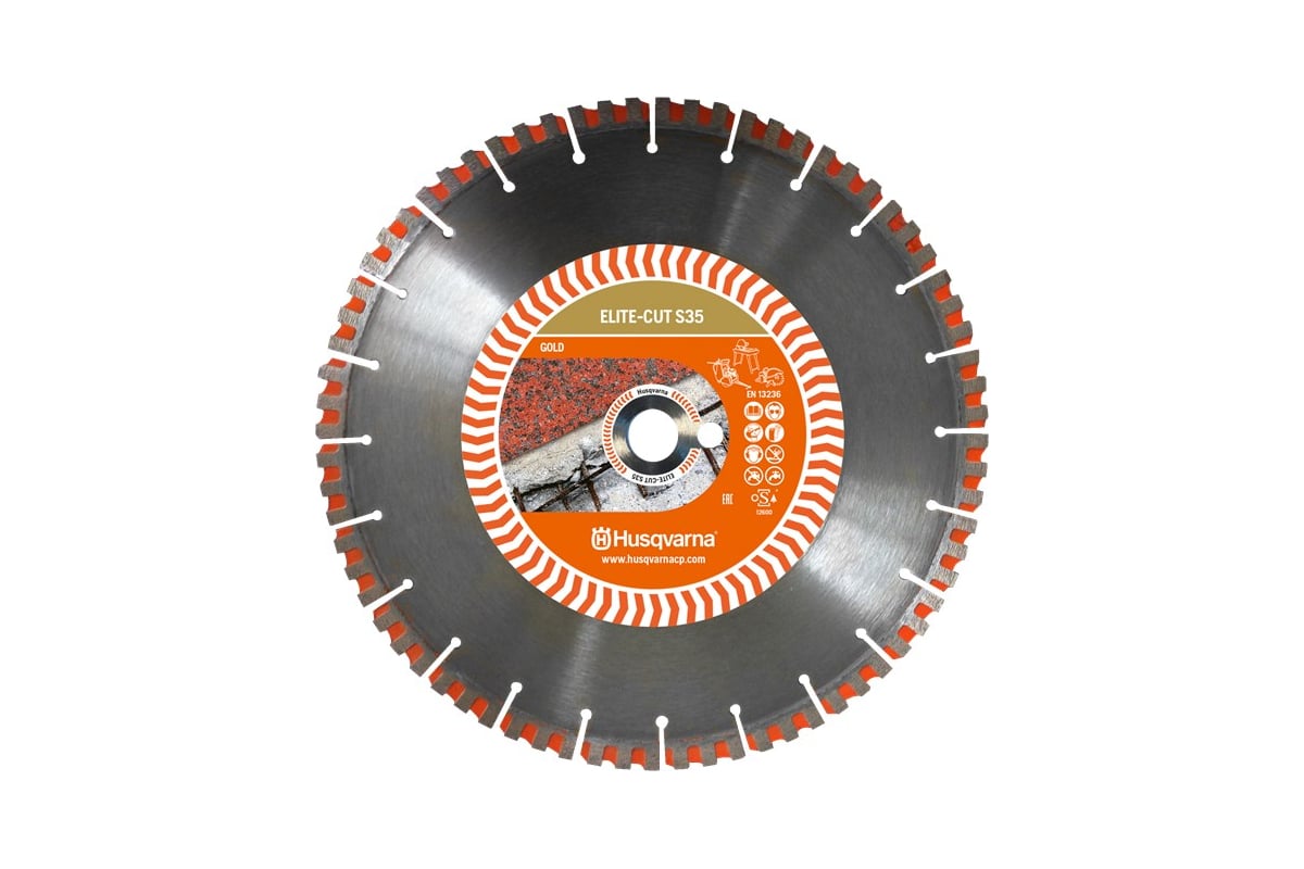 Алмазный диск 400х20,0/25,4 мм Husqvarna Construction ELITE-CUT S35 5798115-30