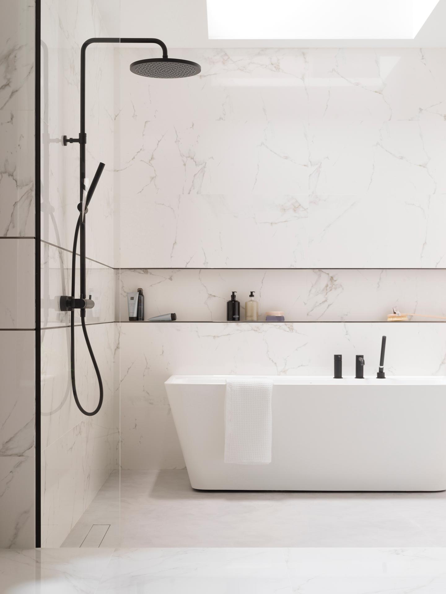 Коллекция плитки Porcelanosa Marmol Carrara