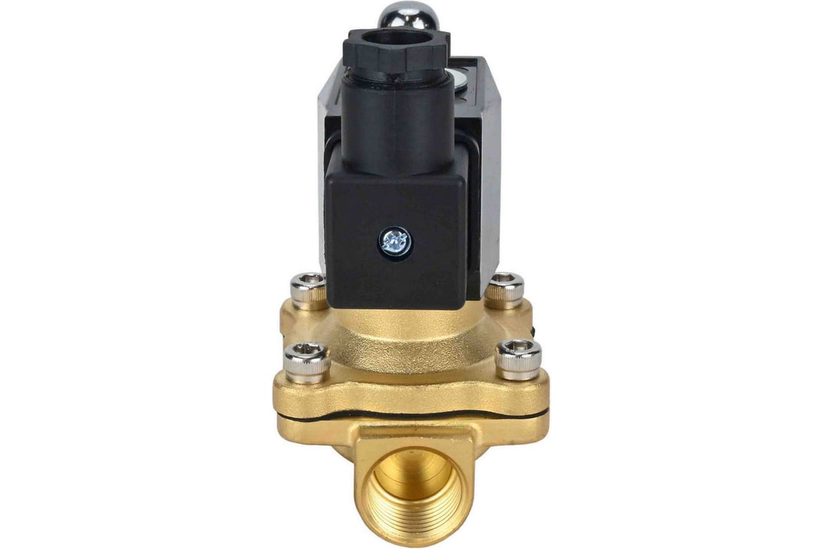 Электромагнитный клапан DN.ru двухходовой VS2W-300E-NO Ду20 Ру10 латунь, EPDM 220B AC D130-01728