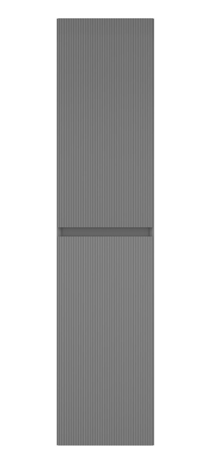 Шкаф пенал Vincea Велле (Welle) 35 см, серый матовый софт-тач VSC-2WL150MG