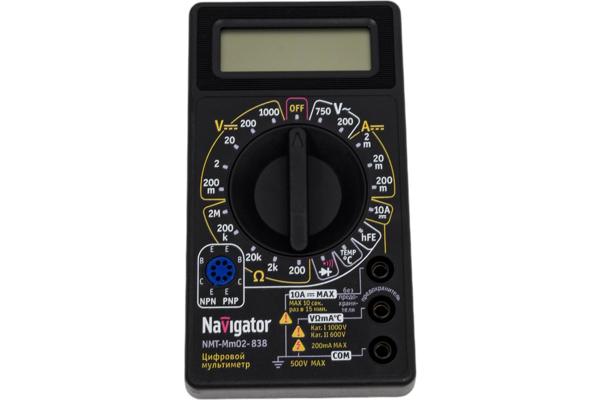 Мультиметр Navigator NMT-Mm02-838 82432