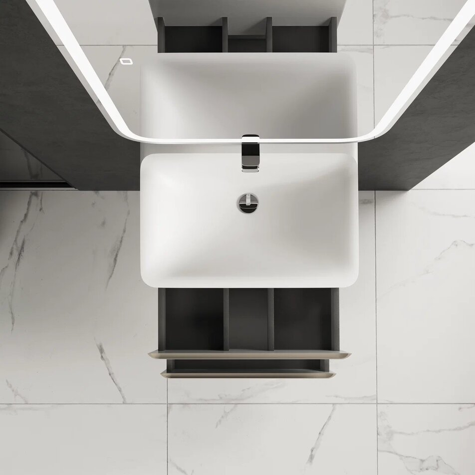 Тумба с раковиной AQUAme S4 60 см