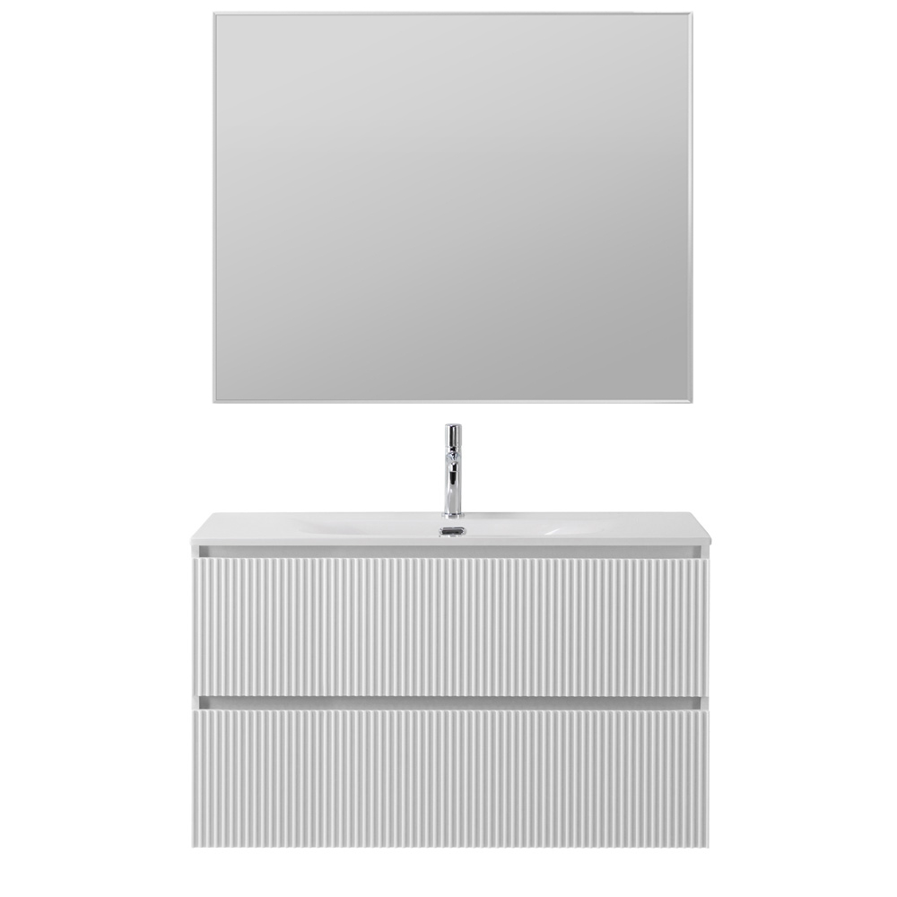 Мебель для ванной BelBagno Uno-Mini 100 см Bianco Opaco
