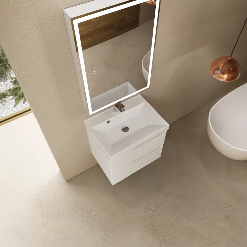 Тумба с раковиной AQUAme S3 60 см