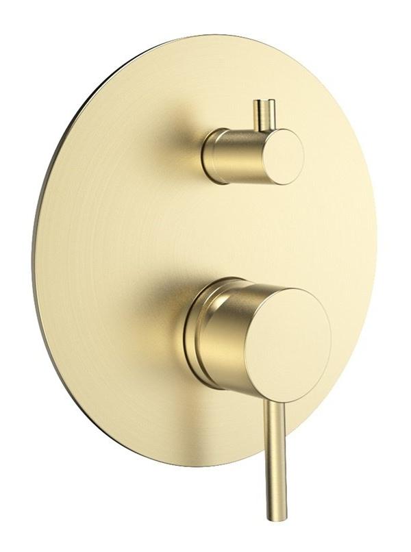 Смеситель для душа AQUAme Siena AQM8803BG золото шлифованное Смеситель для душа AQUAme Siena AQM8803BG золото шлифованное