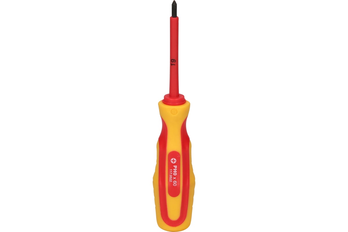 Отвертка KS Tools VDE 1000V 60 мм PH0 117.0522 177.0522