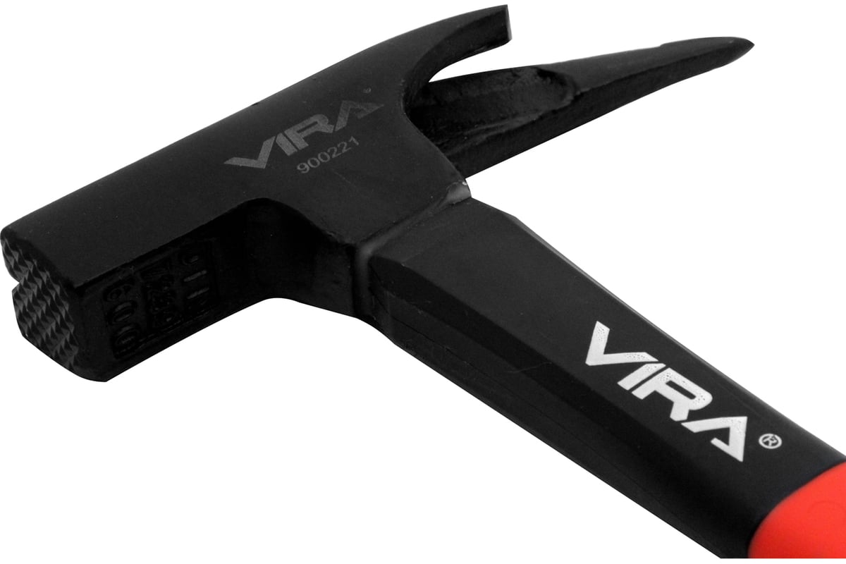 Молоток кровельщика 600г c фибергласовой ручкой VIRA 900221