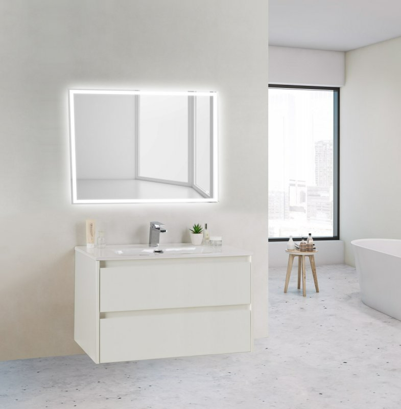 Мебель для ванной BelBagno Kraft 39-800 80 см Bianco Opaco