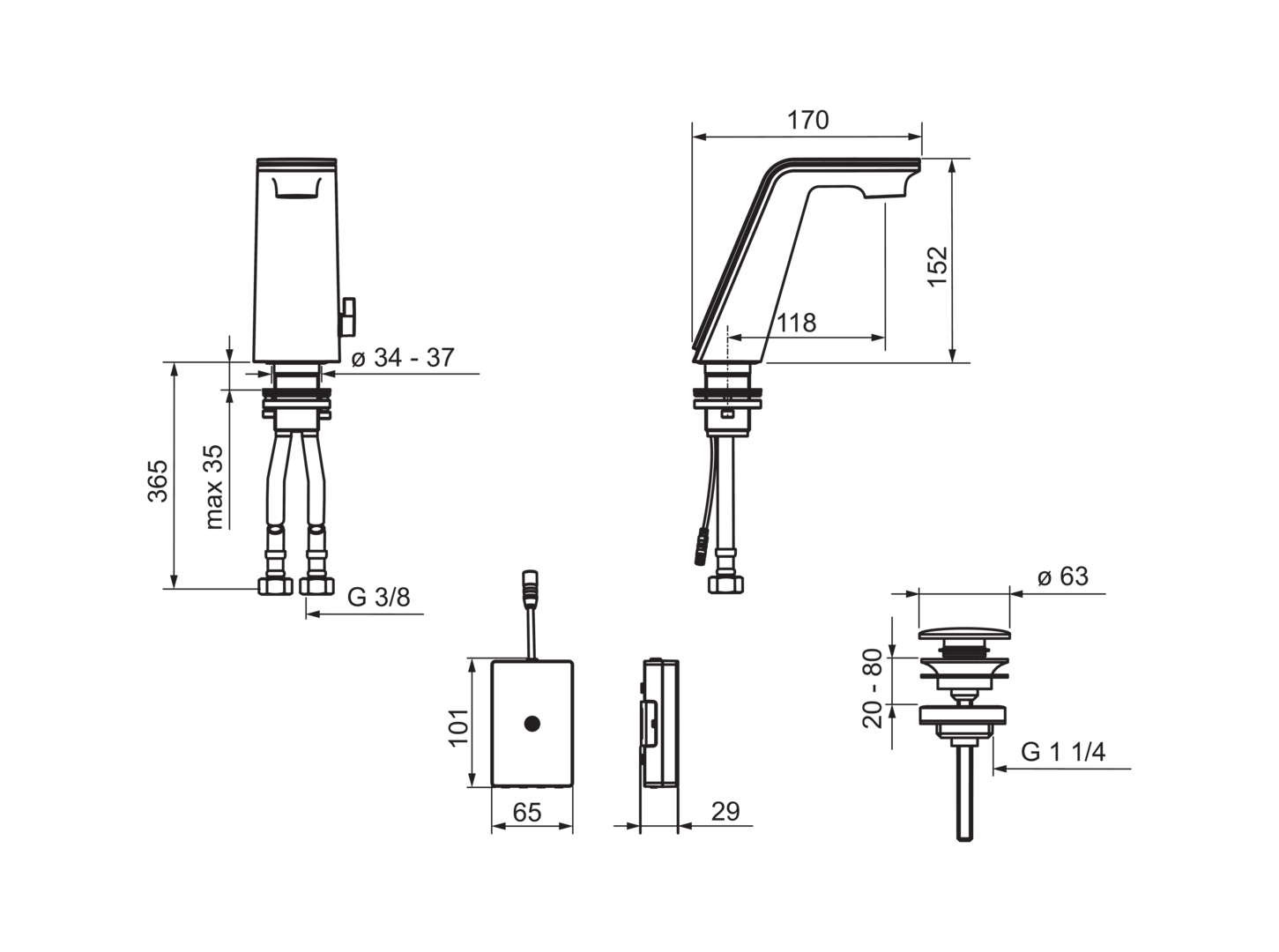 Смеситель для раковины Oras Alessi Sense 8710F