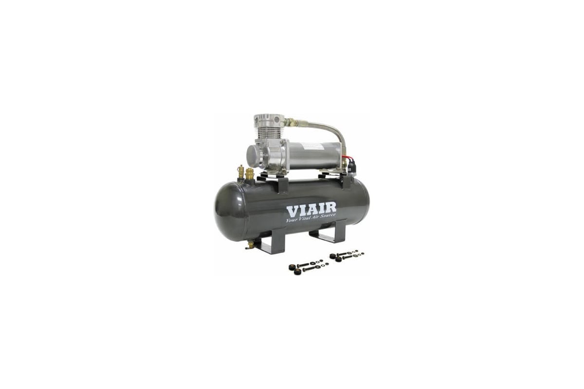 Компрессор Viair 7.5 л в сборе с ресивером 480С 55% при 15 атм 100% при 9 атм 20008