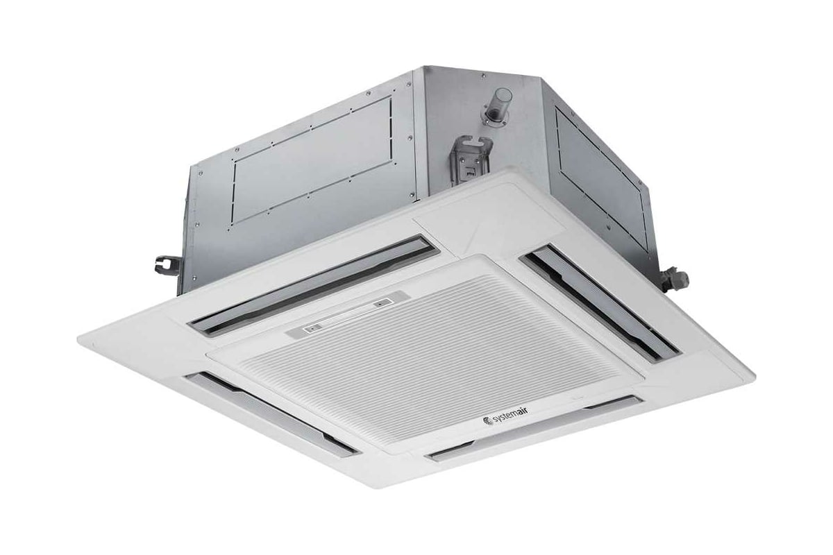 Кассетный фанкойл Systemair SYSIMPLE FCS100A с декоративной панелью RH20100001