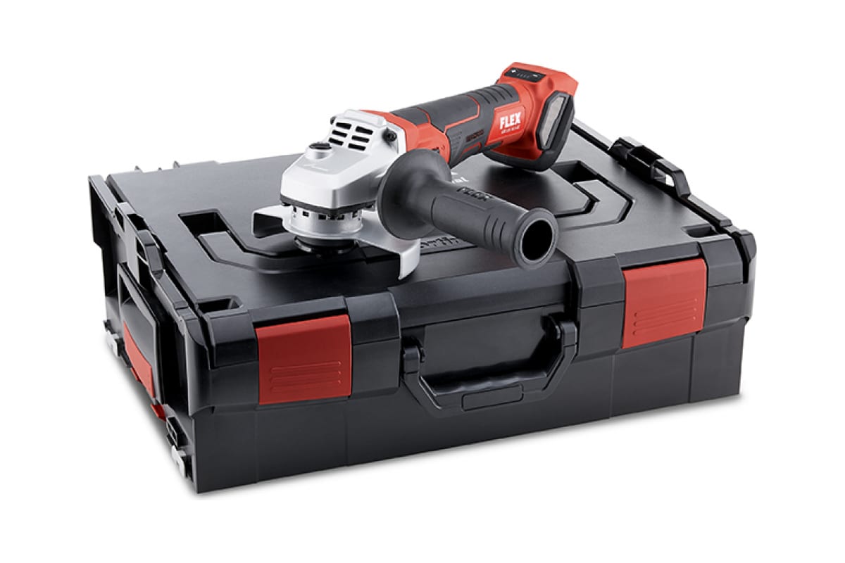 Аккумуляторная угловая шлифовальная машина Flex LBE 125 18.0-EC 499293