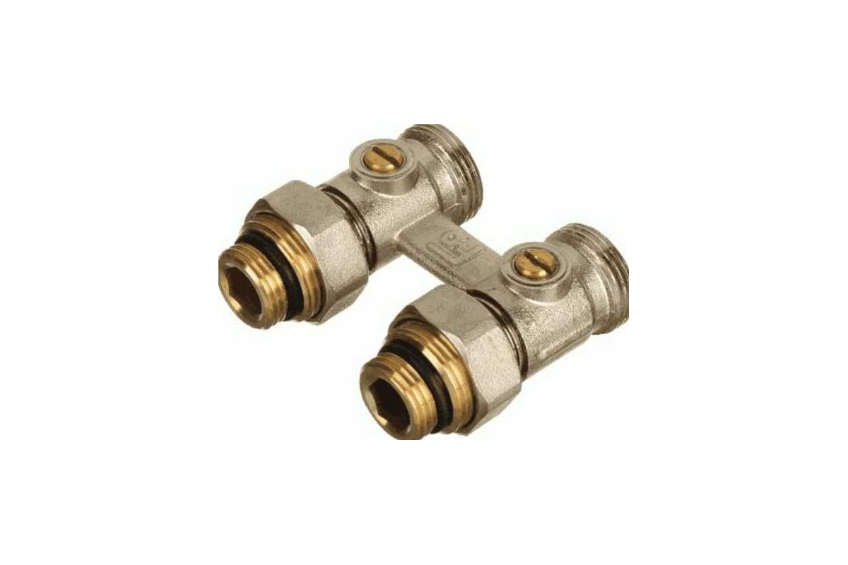Узел для нижнего подключения стального радиатора Terma шаровой 3/4" на 1/2" прямой (33979) 29042