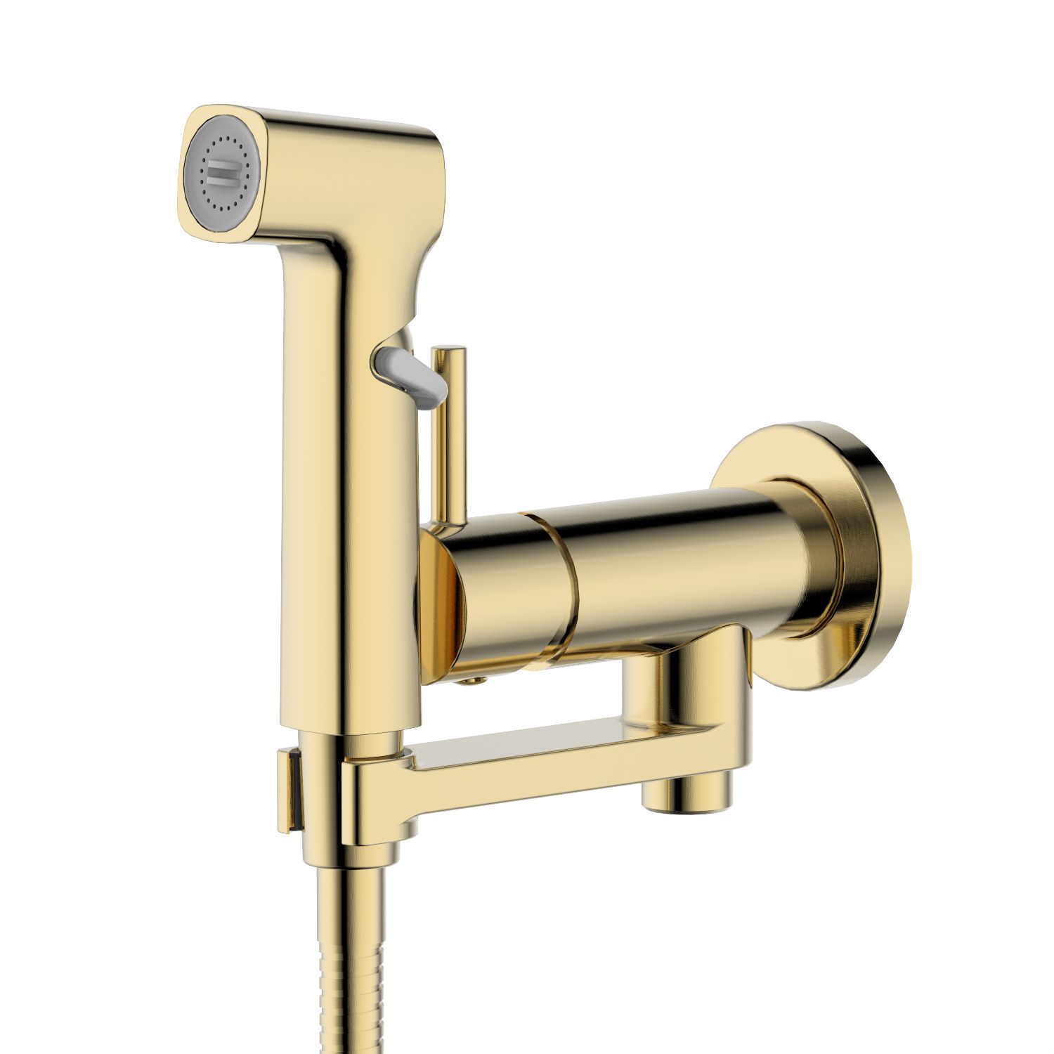 Смеситель Aquatek Ника AQ1819BG с гигиеническим душем, шлифованное золото Смеситель Aquatek Ника AQ1819BG с гигиеническим душем, шлифованное золото