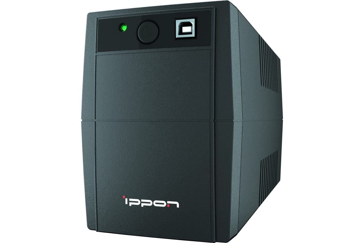 Источник бесперебойного питания Back Basic 1050S Euro 600Вт 1050ВА черный Ippon 1373878