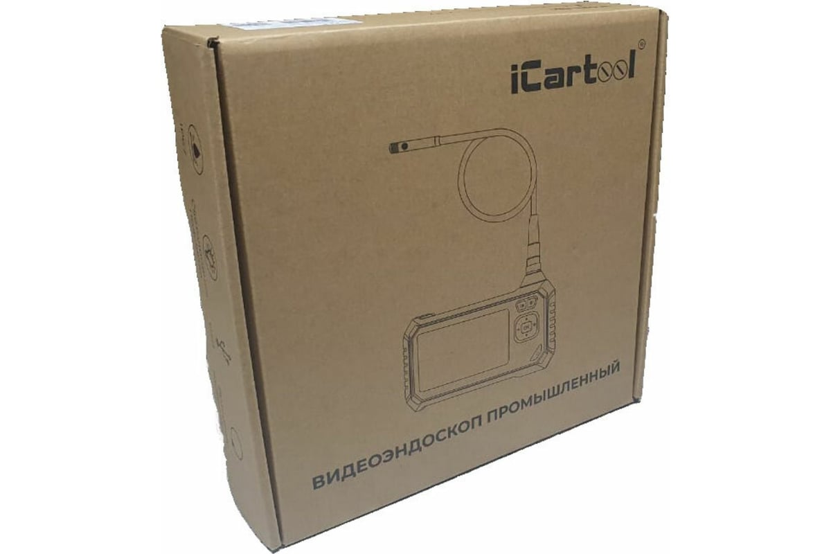 Промышленный защищенный видеоэндоскоп iCartool 4.3", 2Мп, 1920x1080, 1м, 5.5 мм сменный зонд IC-V113