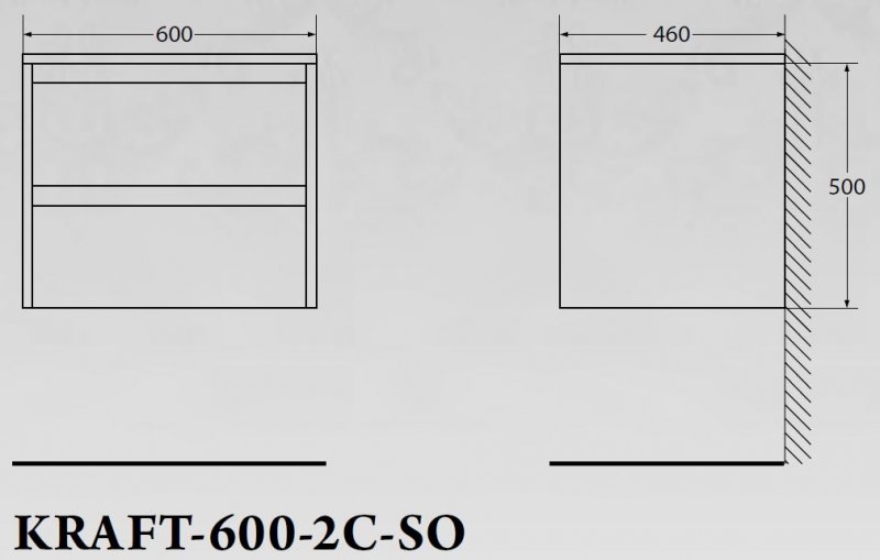 Тумба со столешницей BelBagno Kraft 120 см Pino Pasadena