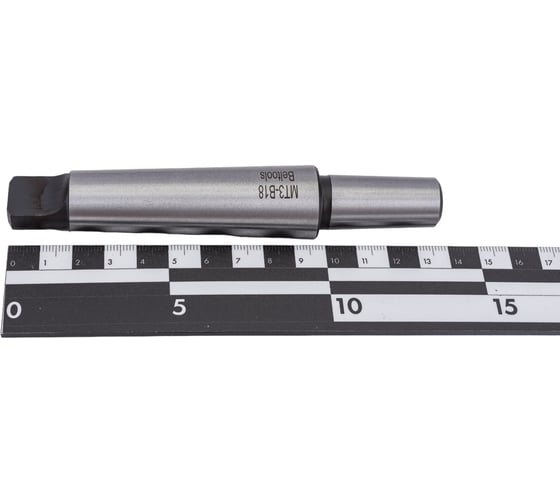 Оправка КМ3/В18 с лапкой на внутренний конус сверлильного патрона Beltools ri.258.44