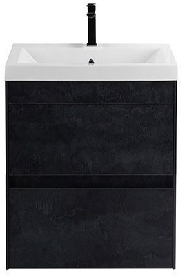 Мебель для ванной Art&Max Family-M 40 см, 2 ящика, Hard Coal
