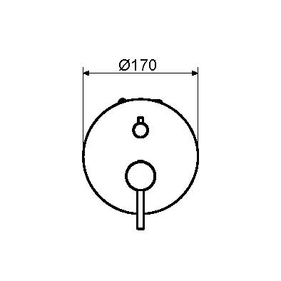 Смеситель для душа Plumberia IXO графит матовый XO1901GR