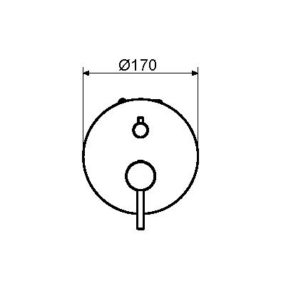 Смеситель для душа Plumberia IXO графит матовый XO1901GR