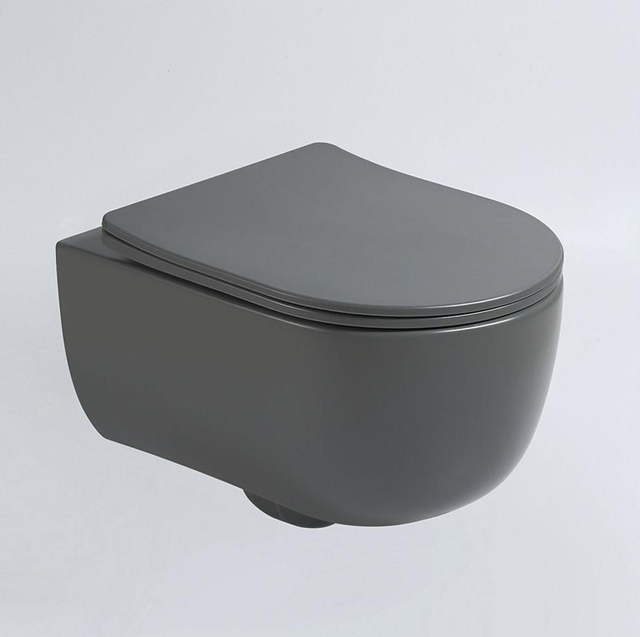 Подвесной унитаз Vincea Evo VT1-34SM 490x355x320 безободковый Подвесной унитаз Vincea Evo VT1-34SM 490x355x320 безободковый