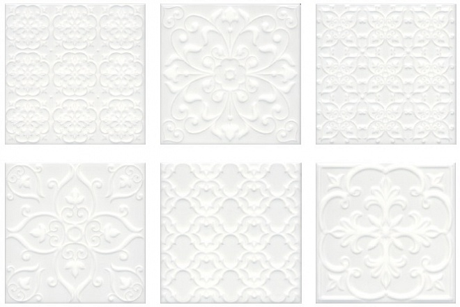 Керамическая плитка Kerama Marazzi Суррей белый 20х20 см, 5226