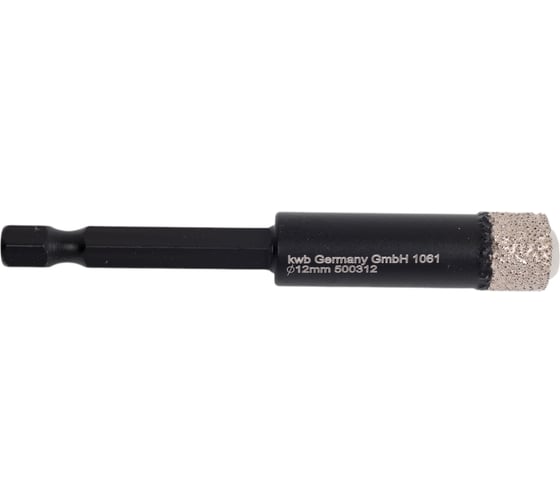 Коронка  алмазная для сухого сверления 12 мм KWB 500312