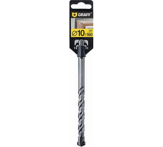 Бур по бетону (10х100х160 мм; SDS-plus) GRAFF GSPD10160