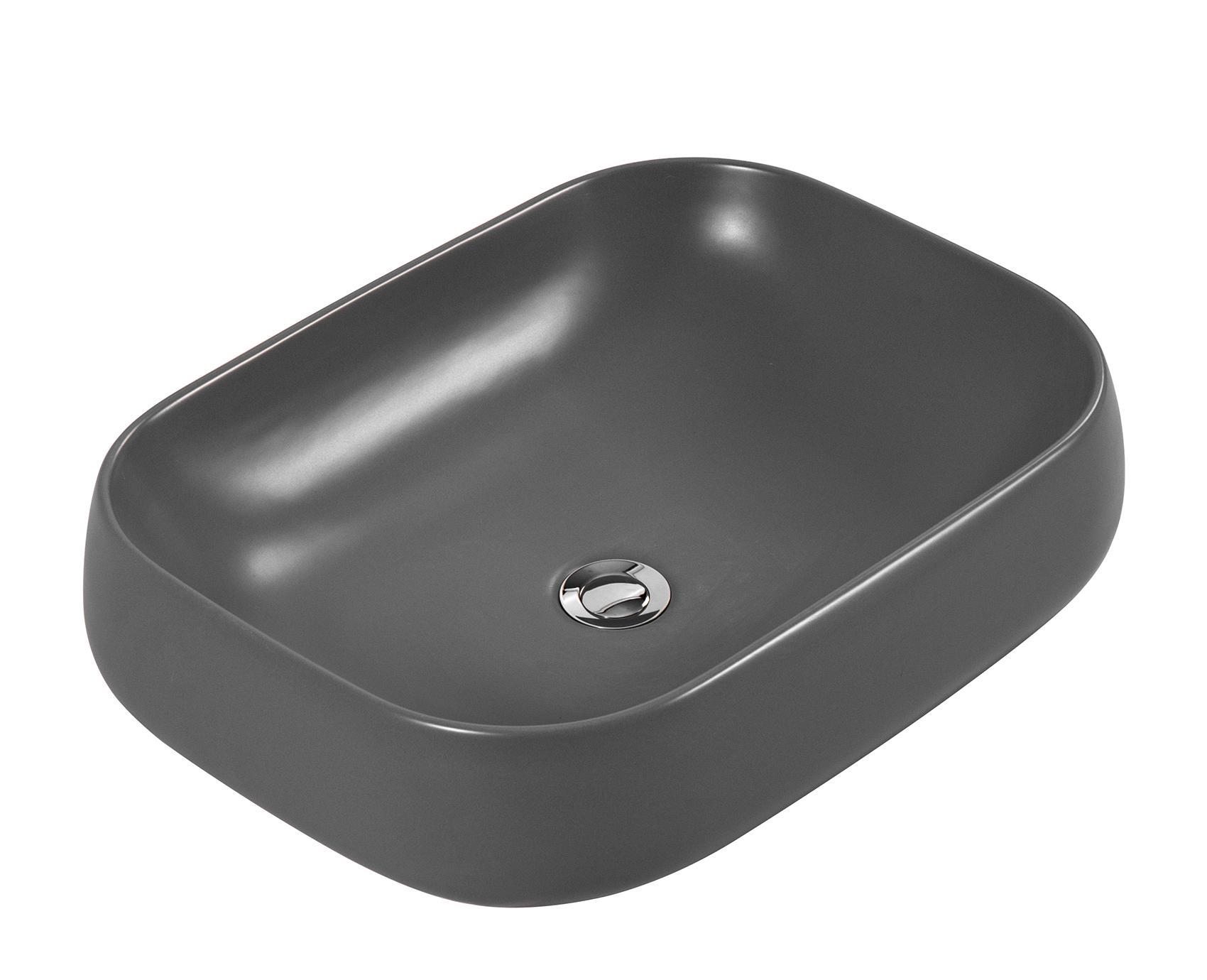Раковина Aquatek AQ5526-MG 56 см серый матовый